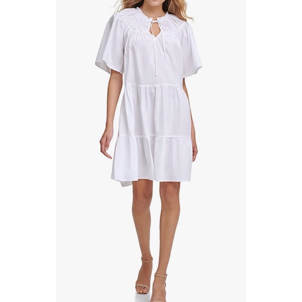 ❗️FINAL❗️ 🆕 KENSIE White Shirt Dress 6 🔴🔴